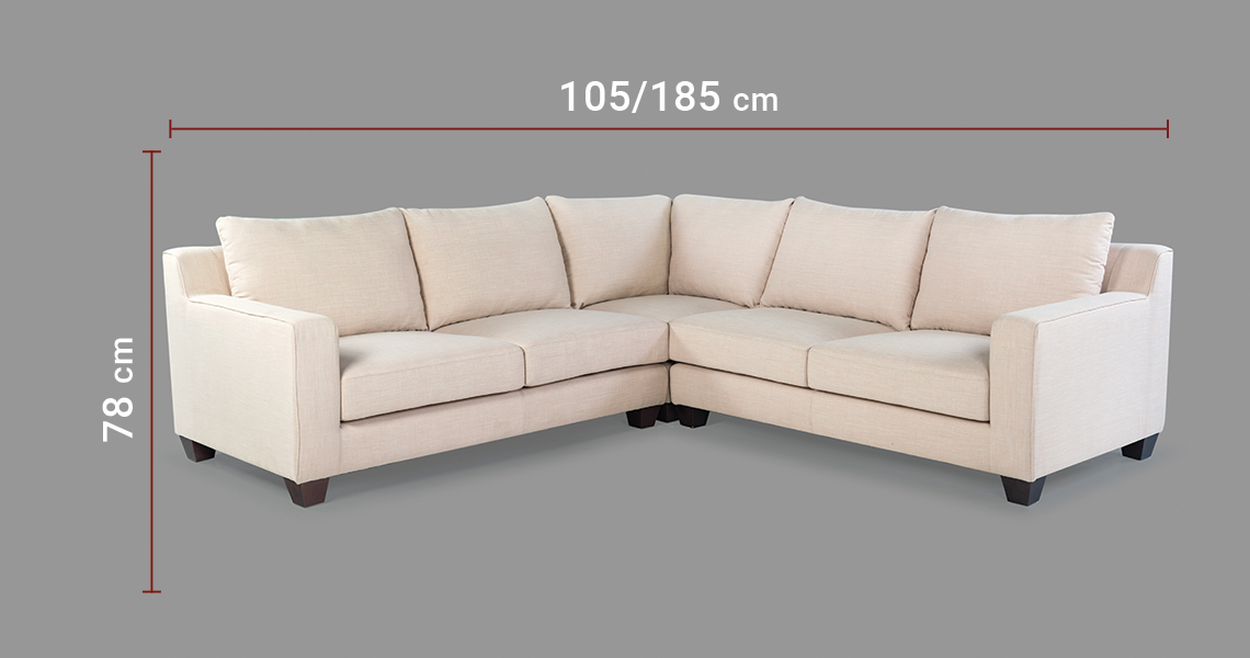 Homespun Platinum Sectional (Corner)